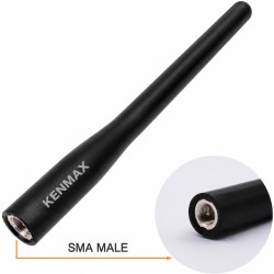 KENMAX VHF Handheld Radio Antenna - SMA Male Rubber Duck Replacement Antenna