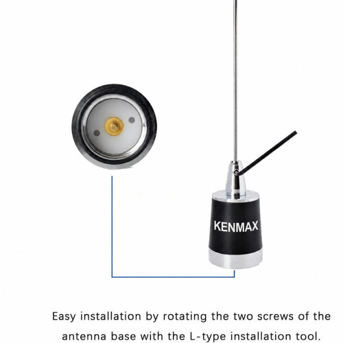 KENMAX NMO Dual Band Mobile Antenna VHF/UHF KENMAX NMO Dual Band Mobile Antenna VHF/UHF