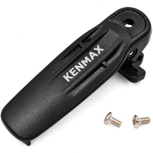 KENMAX KBH-11 Style Replacement Belt Clip for Compatible Portable Two-Way Radios