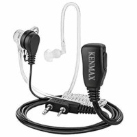 KENMAX Air Acoustic Tube Earpiece with PTT Mic, Covert In-Ear Headset (2-Pin) KENMAX Air Acoustic Tube Earpiece with PTT Mic, Covert In-Ear Headset (2-Pin)