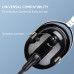 KENMAX Unilateral Over-Ear Noise-Reducing Headset with Boom Mic, PTT & Volume Control (2-Pin, Black) KENMAX Unilateral Over-Ear Noise-Reducing Headset with Boom Mic, PTT & Volume Control (2-Pin, Black)