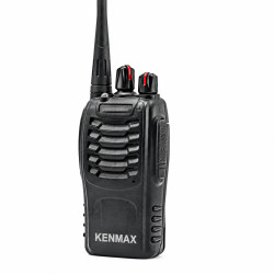 KENMAX UHF 16-Channel Two-Way Radio (420–450 MHz) – Black KENMAX UHF 16-Channel Two-Way Radio (420–450 MHz) – Black